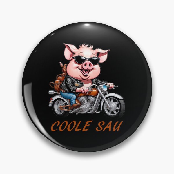 Artikelvorschau, Coole Sau - Biker entworfen und verkauft von saechla.