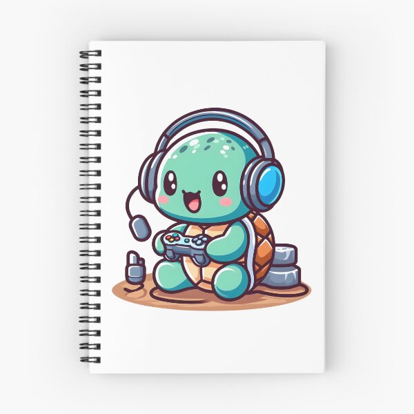Item preview, Kawaii Turtle With Headset designed and sold by CanvasCutie.