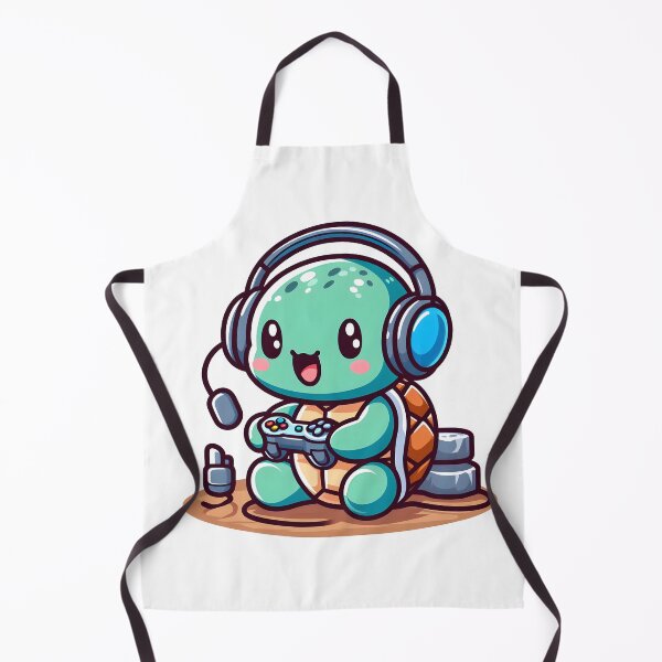 Item preview, Kawaii Turtle With Headset designed and sold by CanvasCutie.