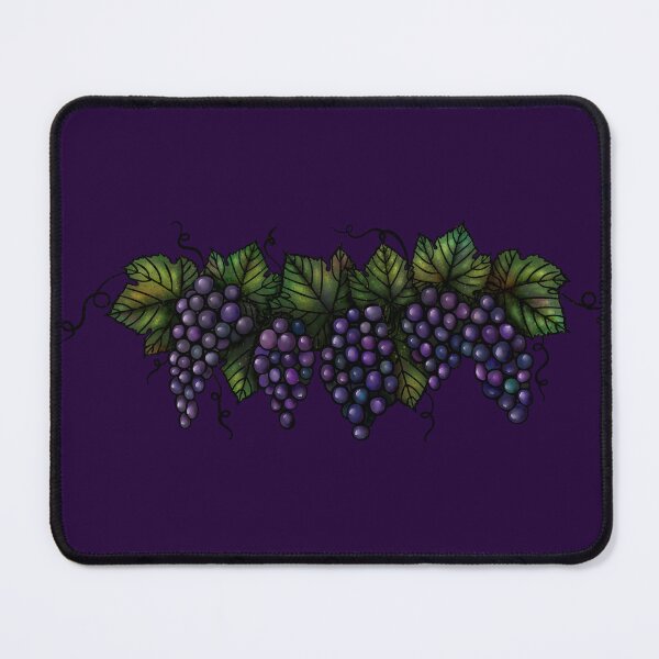 Item preview, Purple Ripe Grapes Vine Border by Cherie designed and sold by CheriesArt.