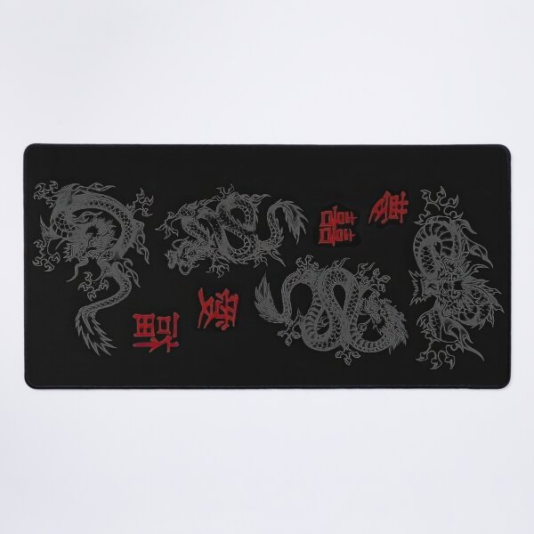 Item preview, Japanese Dragon Black & Red designed and sold by momosstyle.