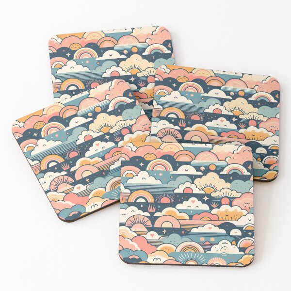 Item preview, Pastel Sky: Gentle Sunset Pattern designed and sold by Rui Fernandes.