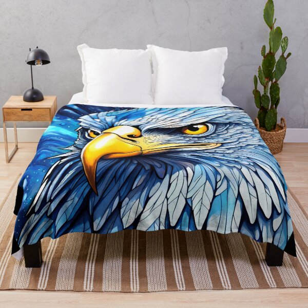 Item preview, Blue Crystal Eagle, Ai Generated Art  designed and sold by ACC .