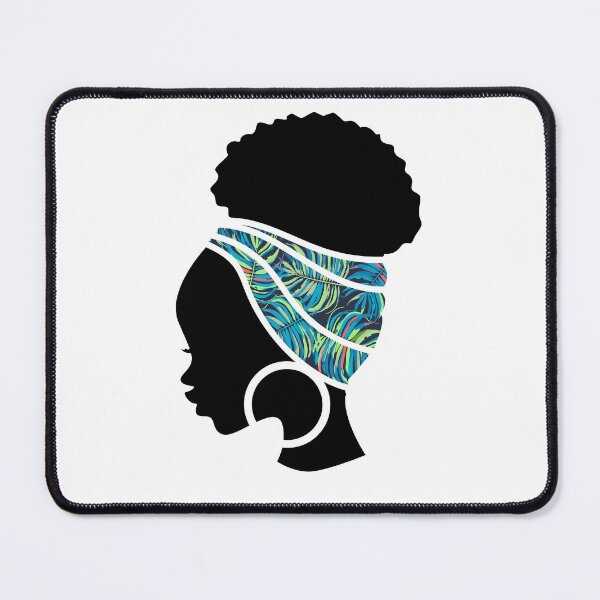 Item preview, Afro Woman with Tropical Pattern, Black History  designed and sold by Logiamerch.