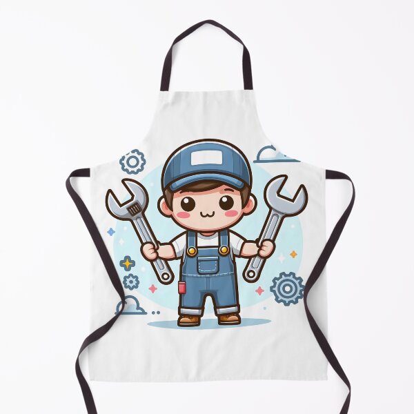 Item preview, Kawaii Mechanic: Holding A Wrench designed and sold by CanvasCutie.