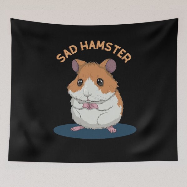 Item preview, Sad Hamster -  Cute Hamster design designed and sold by Empiredesigner3.