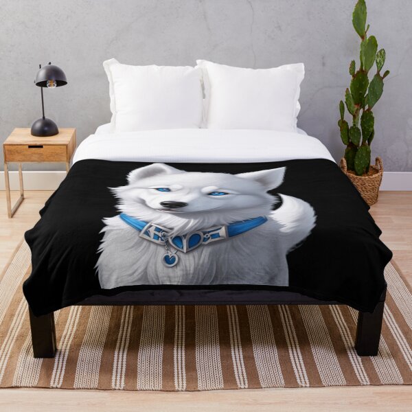 Item preview, Adorable Husky de ojos azules - Diseño de Husky blanco designed and sold by TGAL2.