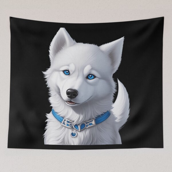 Item preview, Adorable Blue Eyed Husky - White Husky Design designed and sold by TGAL2.