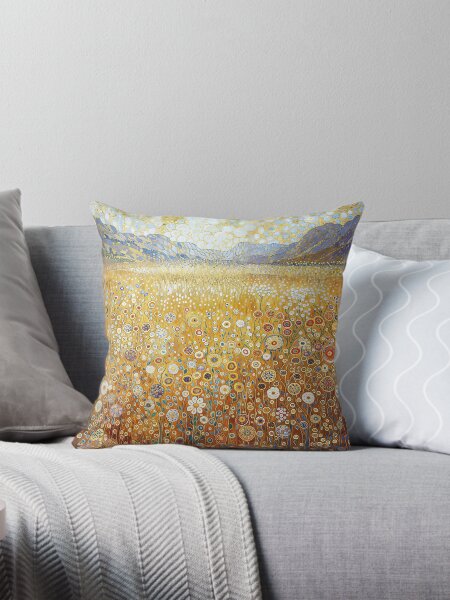 Aperçu de l'œuvre Jardin de fleurs d'or Klimt créée et vendue par maniacfitness.