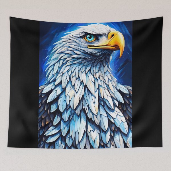 Item preview, Blue Crystal Eagle, Ai Generated Art  designed and sold by ACC .