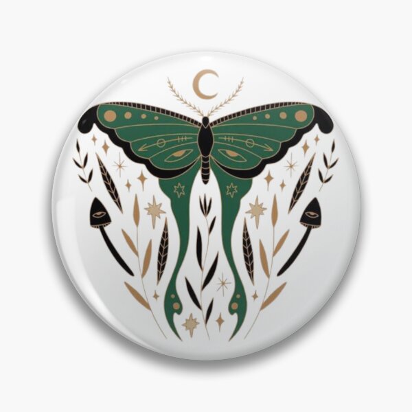Item preview, Enchanting Chinese Moon Moth  designed and sold by JojoArtEvo.