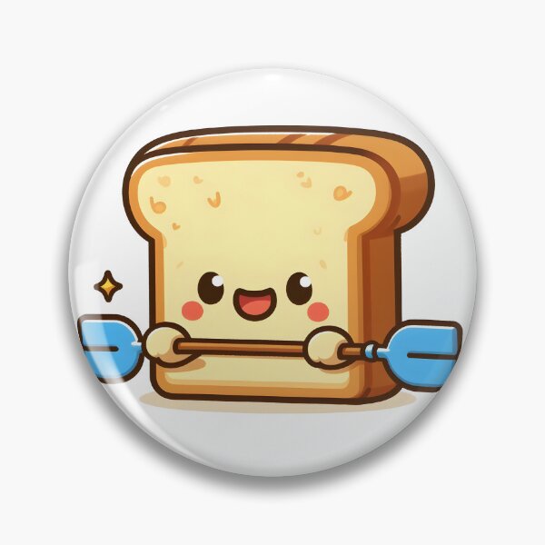 Item preview, Kawaii Toast With Oar designed and sold by CanvasCutie.