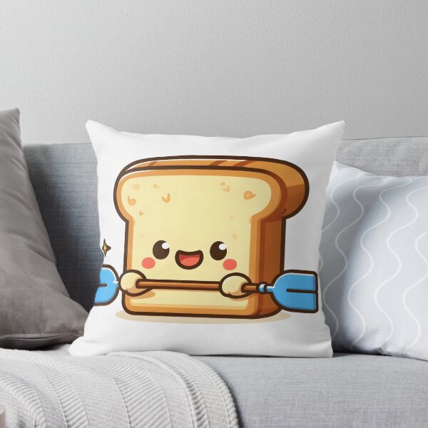 Item preview, Kawaii Toast With Oar designed and sold by CanvasCutie.