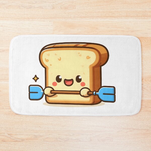 Item preview, Kawaii Toast With Oar designed and sold by CanvasCutie.