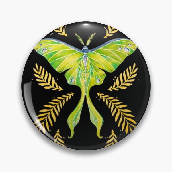 Item preview, Chinese Moon Moth: Elegant Nature-inspired Art designed and sold by JojoArtEvo.