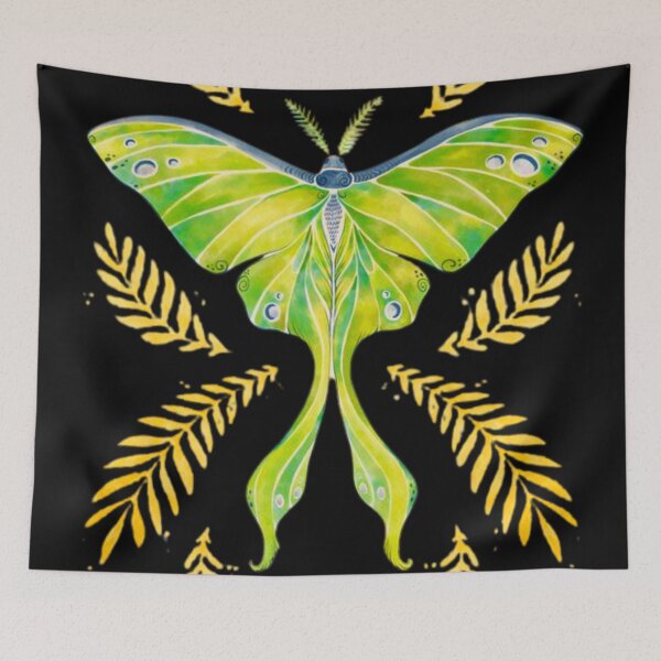Item preview, Chinese Moon Moth: Elegant Nature-inspired Art designed and sold by JojoArtEvo.