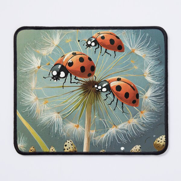 Item preview, Ladybug Dandelion Invasion designed and sold by omerfdln34.