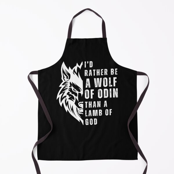 Item preview, Rather a wolf of odin than a lamb of god Fenrir wolf designed and sold by Lady-Frost.