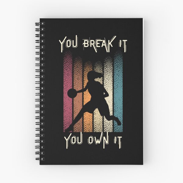 Item preview, Vintage You Break It You Own It Basketball Funny Saying designed and sold by rewingjadeArt.