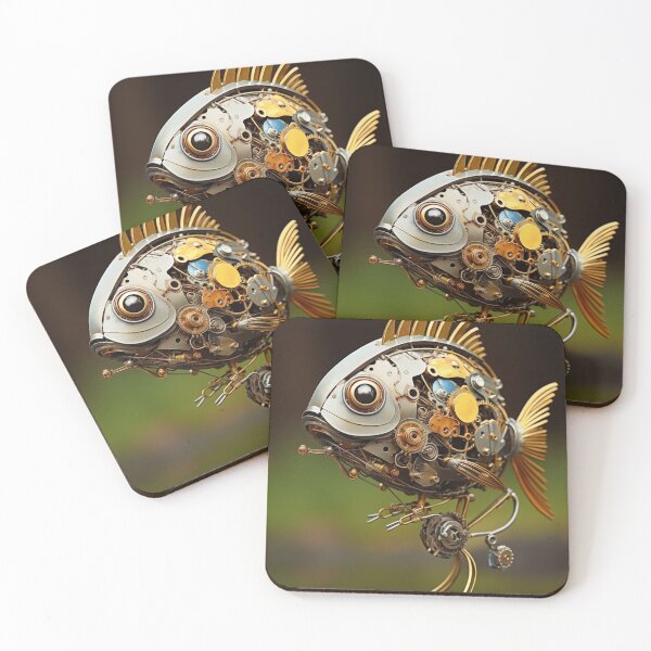 Item preview, Captivating Fish Model Made from Scrap Metal designed and sold by Anuchartl.