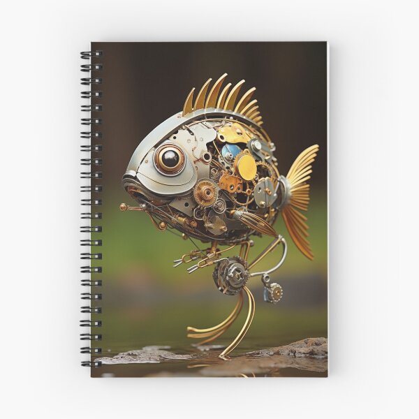 Item preview, Captivating Fish Model Made from Scrap Metal designed and sold by Anuchartl.