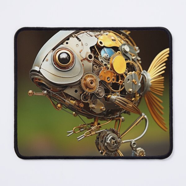 Item preview, Captivating Fish Model Made from Scrap Metal designed and sold by Anuchartl.