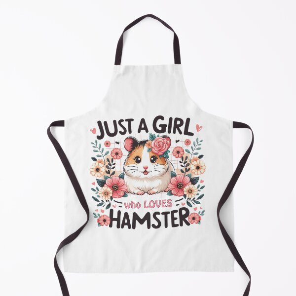 Item preview, Just A Girl Who Loves Hamster - Cute hamster design with Flowers designed and sold by Empiredesigner3.