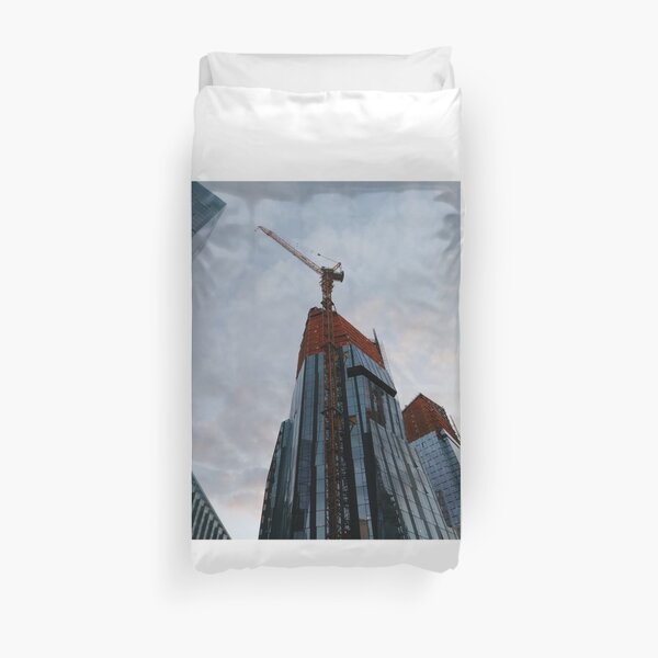 New York, Manhattan, New York City, Skyscraper, tower block, high rise building, tower, block, high rise, building Duvet Cover