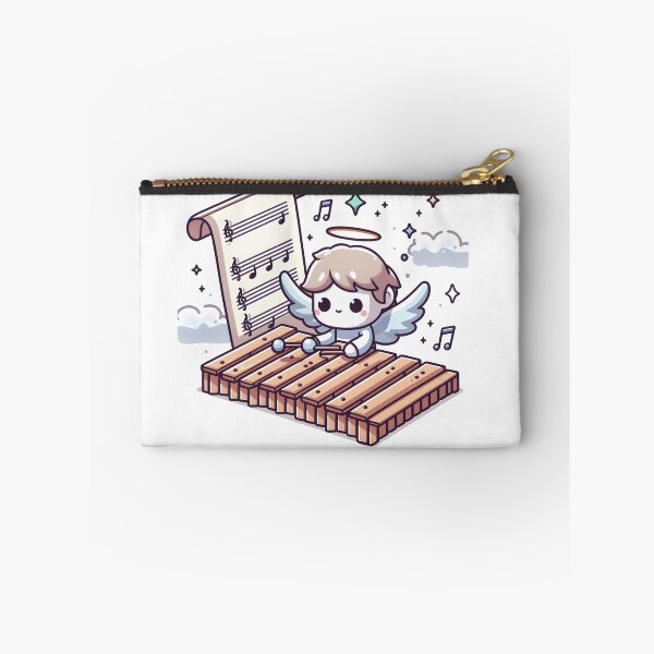 Item preview, Kawaii Xylophonist With Angel Wings designed and sold by CanvasCutie.