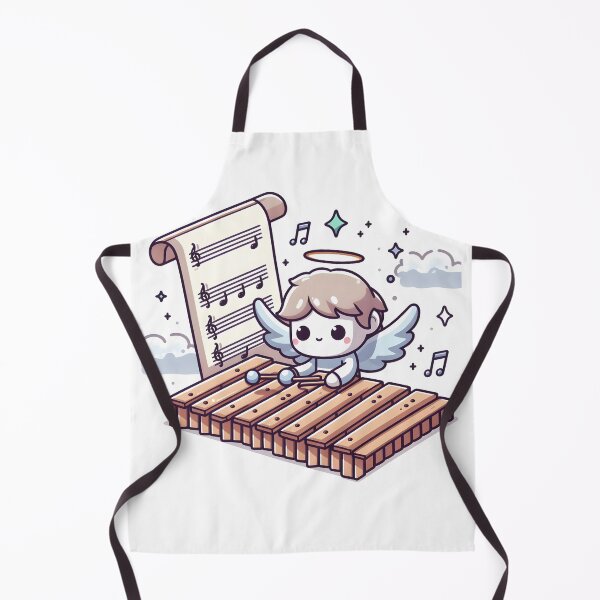 Item preview, Kawaii Xylophonist With Angel Wings designed and sold by CanvasCutie.