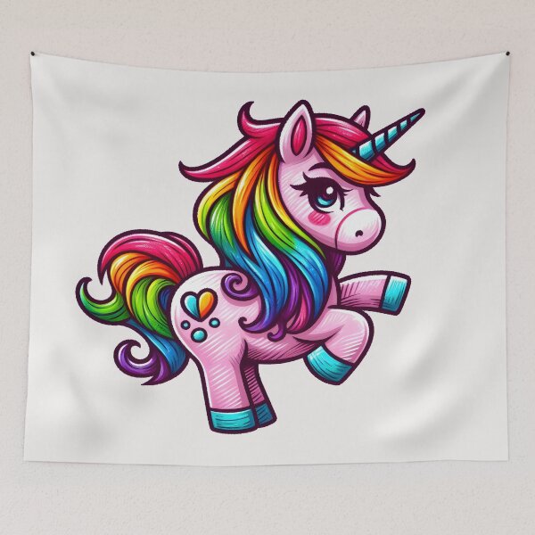 Item preview, Enchanting Unicorn: Colorful Elegance designed and sold by CoolVisionStd.