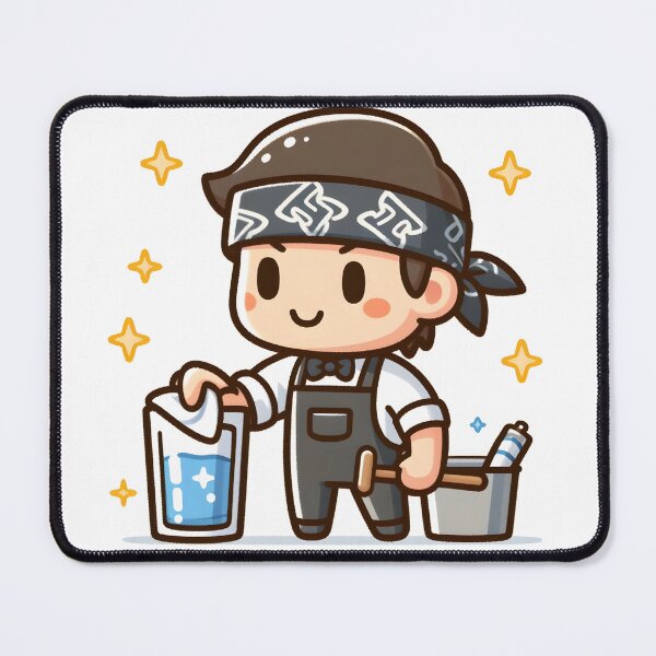 Item preview, Kawaii Bartender With A Bandana designed and sold by CanvasCutie.