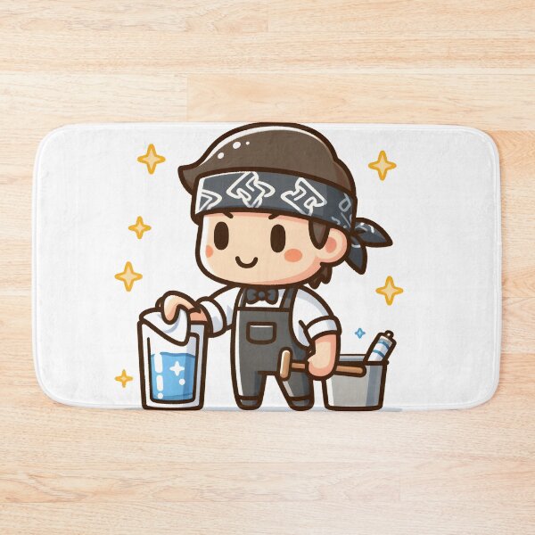 Item preview, Kawaii Bartender With A Bandana designed and sold by CanvasCutie.