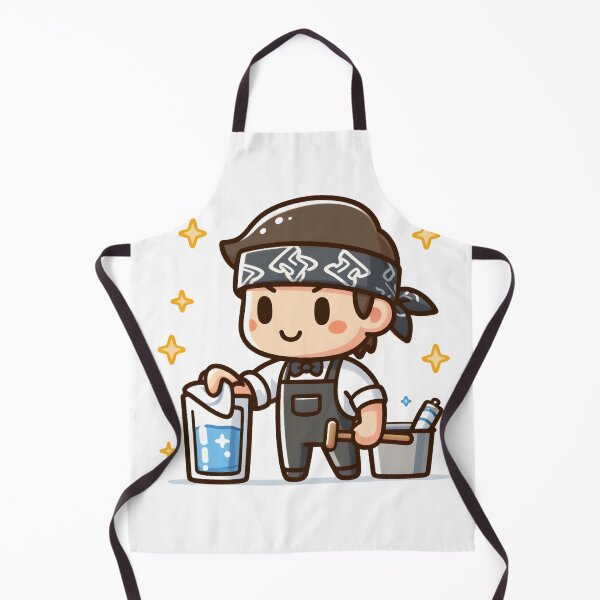 Item preview, Kawaii Bartender With A Bandana designed and sold by CanvasCutie.