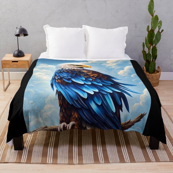 Item preview, Eagle with Blue Wings, Ai Generated Art  designed and sold by ACC .
