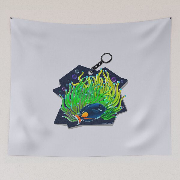 Item preview, Achiles Tang fish and torch coral designed and sold by yomu16.