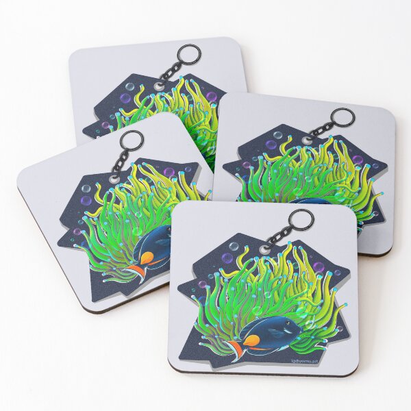 Item preview, Achiles Tang fish and torch coral designed and sold by yomu16.