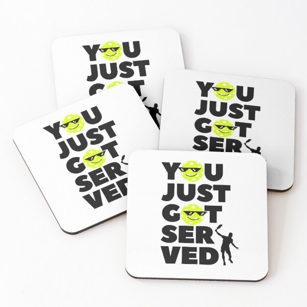 Item preview,  You Just Got Served Pickleball White designed and sold by InkWhirl.