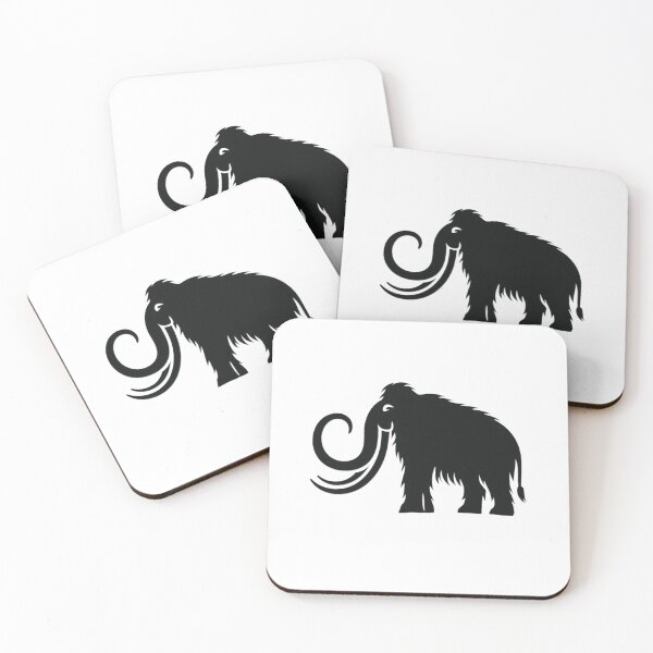 Item preview, Mammoth Silhoutte, Wild Animals, Animal Silhoutte designed and sold by SnuggleSafari.