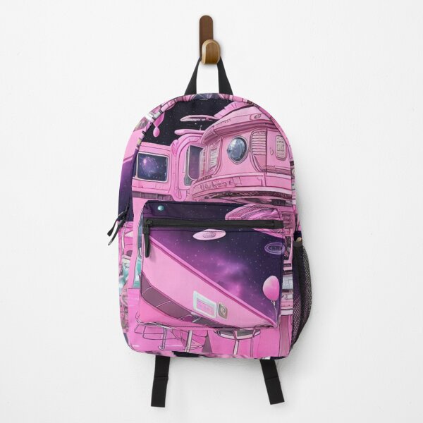 Item preview, Pink Spaceship, space, universe, stars, earth, astronomy, sky, future, galaxy, sci fi,  designed and sold by Cyber Kids.