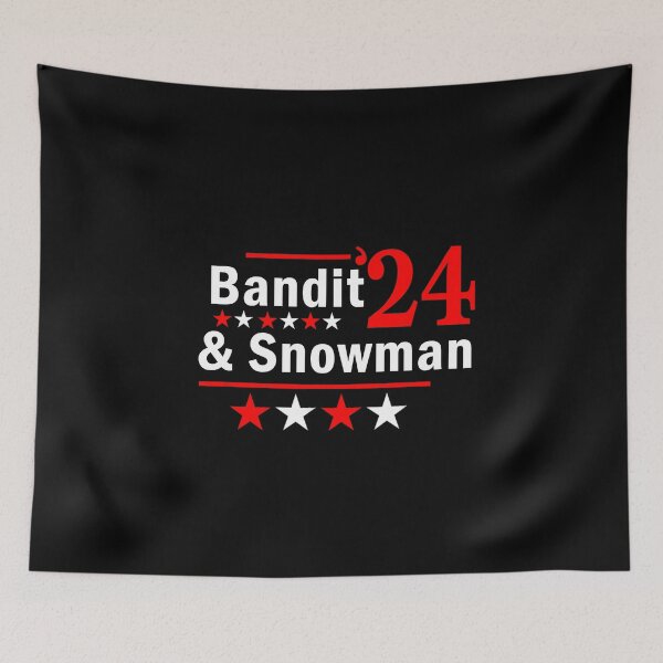 Item preview, Bandit And Snowman 2024 Election designed and sold by rewingjadeArt.