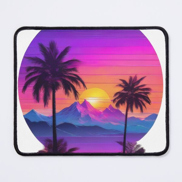 Item preview, Vaporwave Sunset (1262) designed and sold by WASjourney.