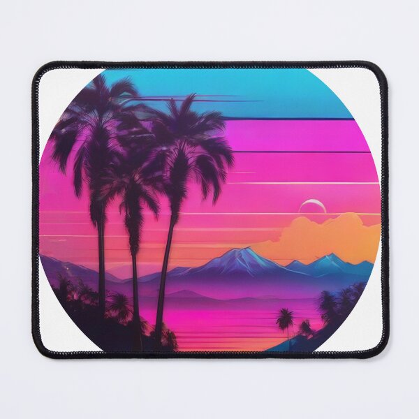 Item preview, Synthwave Mountain Sunset (1264) designed and sold by WASjourney.