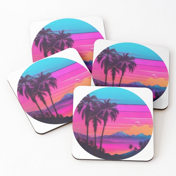 Item preview, Synthwave Mountain Sunset (1264) designed and sold by WASjourney.