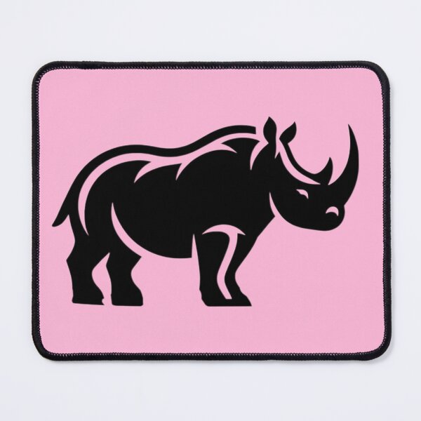 Item preview, Rhino Silhoutte, Wild Animals, Animal Silhoutte designed and sold by SnuggleSafari.