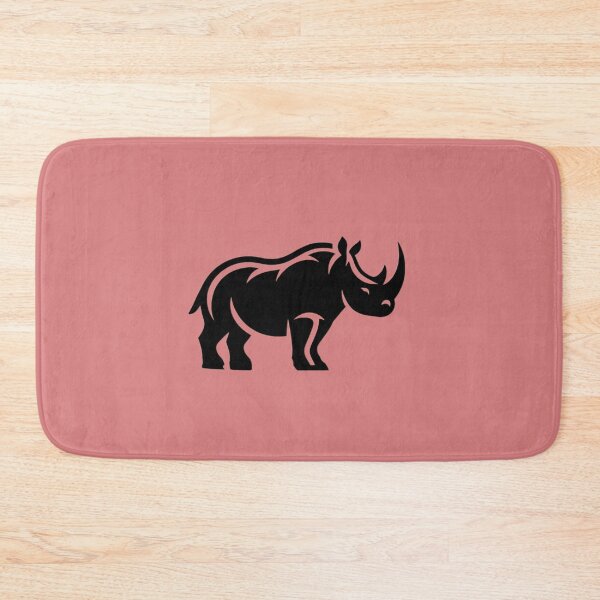 Item preview, Rhino Silhoutte, Wild Animals, Animal Silhoutte designed and sold by SnuggleSafari.