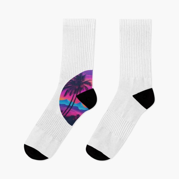 Item preview, Retro Vaporwave Sunset (1265) designed and sold by WASjourney.
