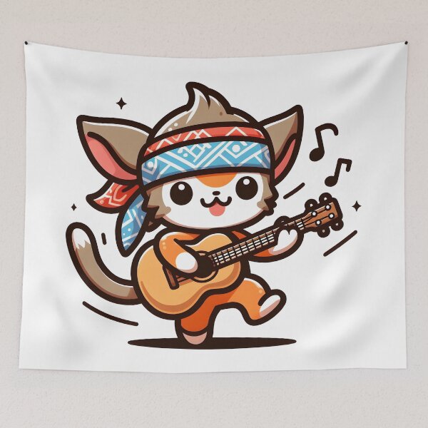 Item preview, Kawaii Dynamic Imp With Bandana designed and sold by CanvasCutie.