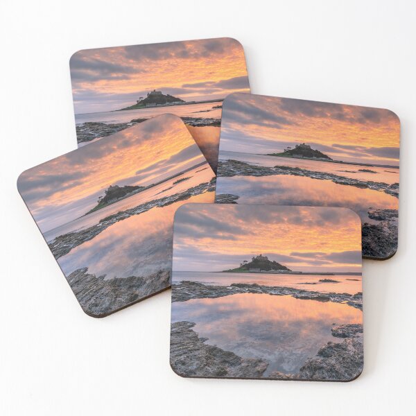 Item preview, Pool at sunset (St Michael's Mount) designed and sold by bitm2007.