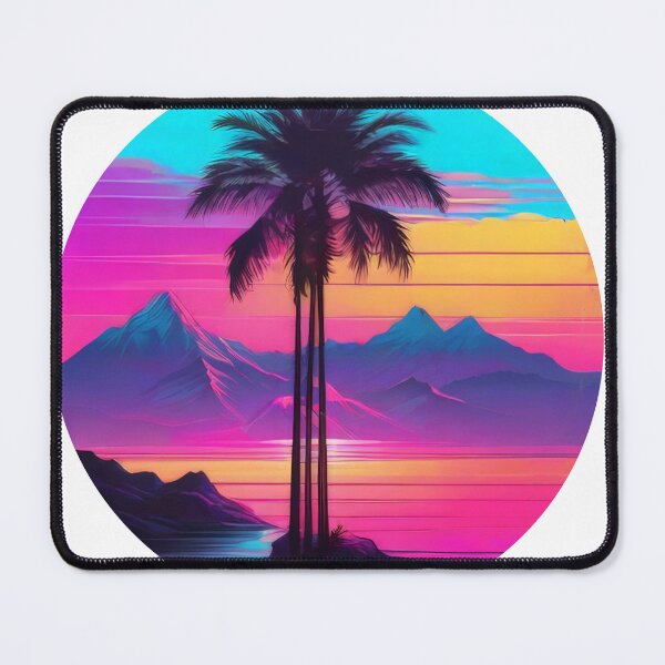 Item preview, Dreamy Synthwave Sunset (1266) designed and sold by WASjourney.